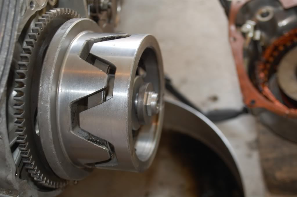 CB750K1 How I got the alternator rotor off